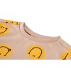 Zandkleurige sweater met smileys - Gabriel light beige